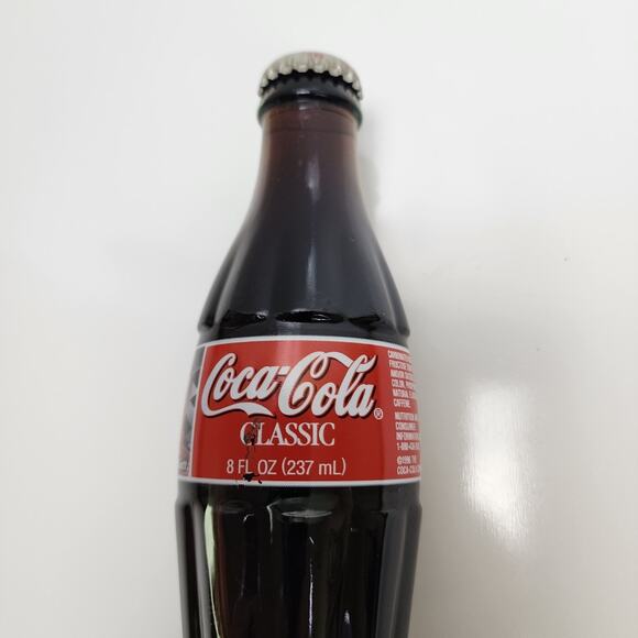 Coca-Cola #94 Bill Elliot NASCAR Driver 1998 Commemorative 8 oz. Glass Bottle - Picture 3 of 5